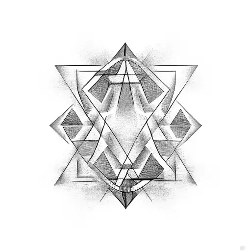 Abstract Shape Solid Black