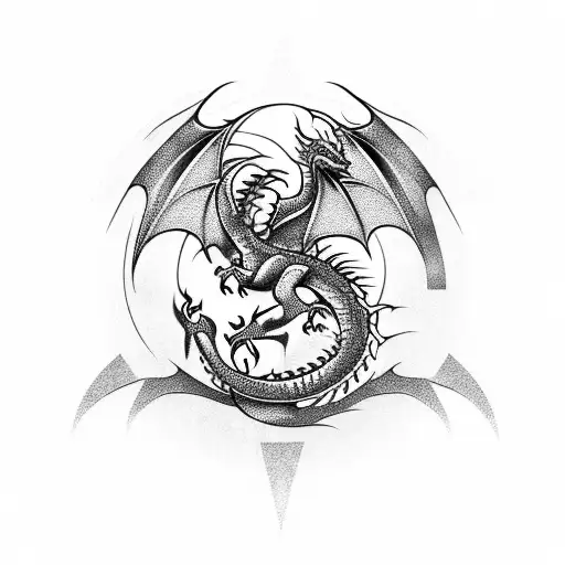 Dragon With Design