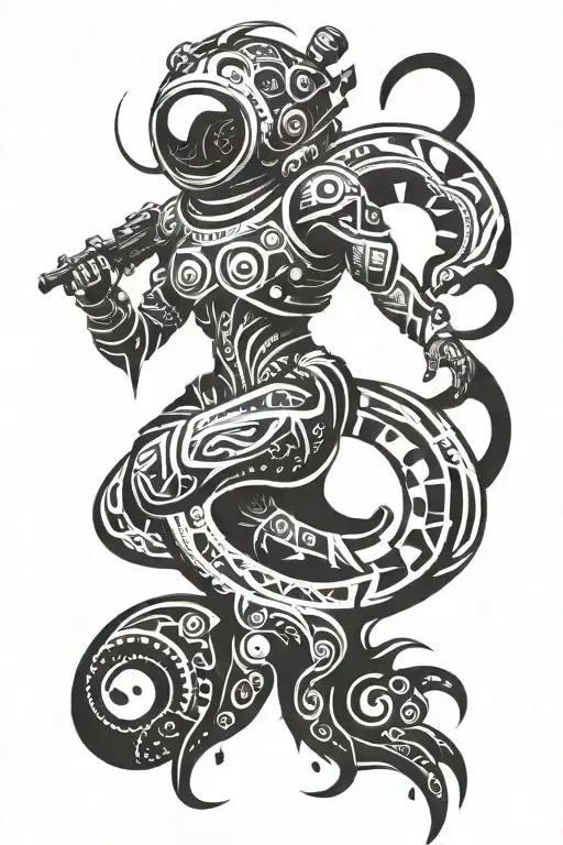 Astronaunt Space Surrounded