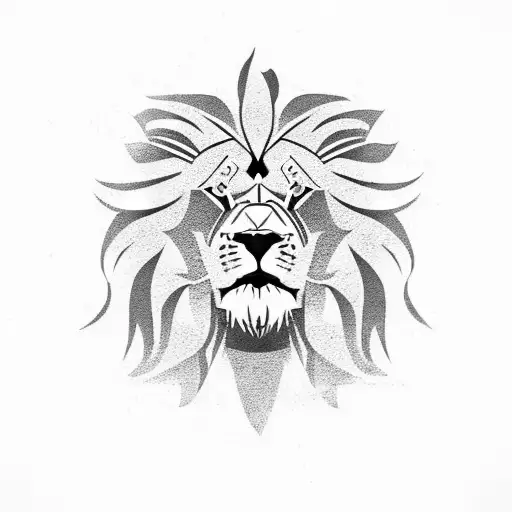 A Lion Roaring In Front Of The Nottingham Forest Stadium