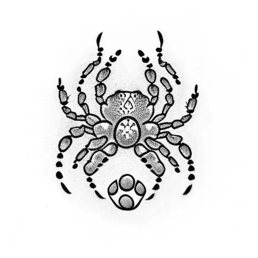 Dog Paw A Spider The Number 17 And 33 Three Dots In A Straight Line