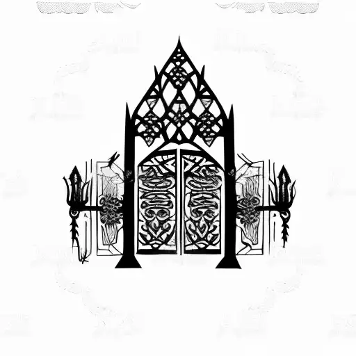 Gothic Iron Black Gate
