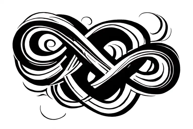 Three Infinity Symbol Intertwined