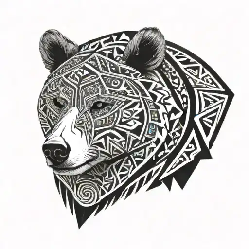 Triangles Arm Band Bear