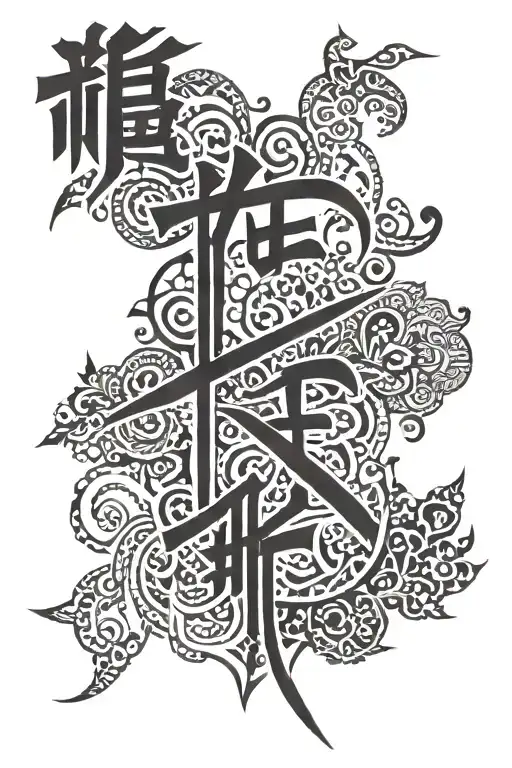 Kanji For Hope Faith Live Love