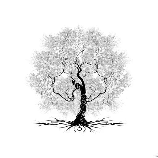 P Shaped Tree With Long Roots