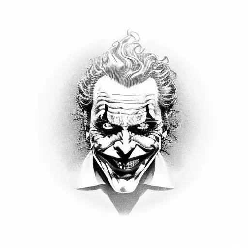 The Joker In The Style Of Brian Bolland From The Killing Joke