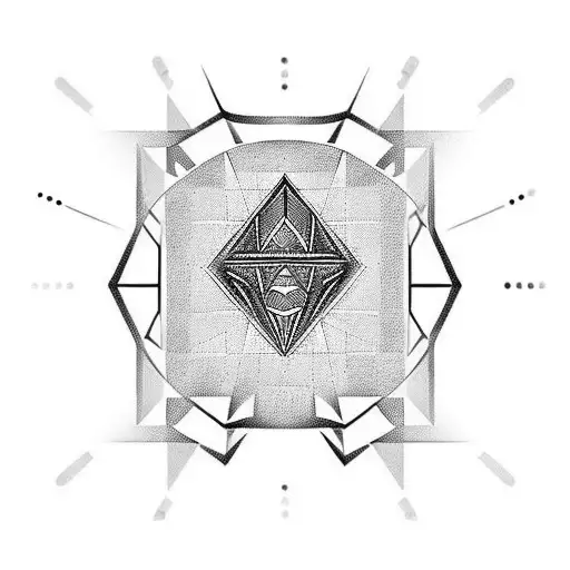 A New-school Design Featuring The One Ring And Binary Code