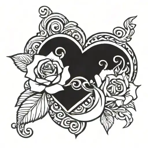 Rose And Pacifier Hanging