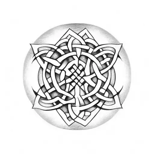 Thick Black Lines Celtic