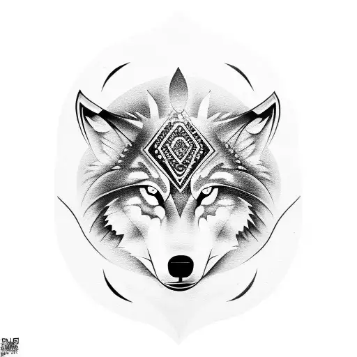 Wolf Yin Yang