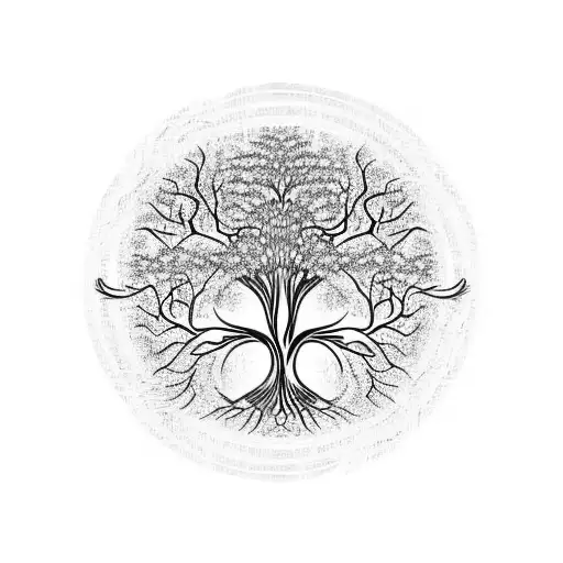 Tree Of Life Optical Illusion