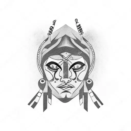 Two Faces Show Anxiety