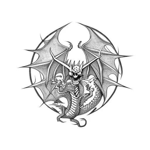 Skeleton Of A Dragon