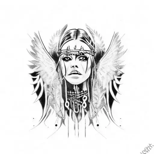 Fallen Angel That Has Chains On Their Hands