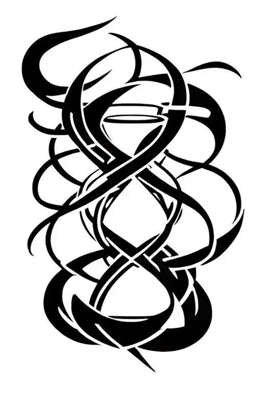 Celtic Hourglass Intertwined