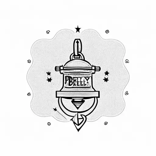 Liberty Bell With Anchor