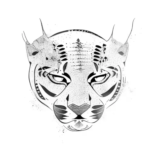 Panther Black On Brazil Map