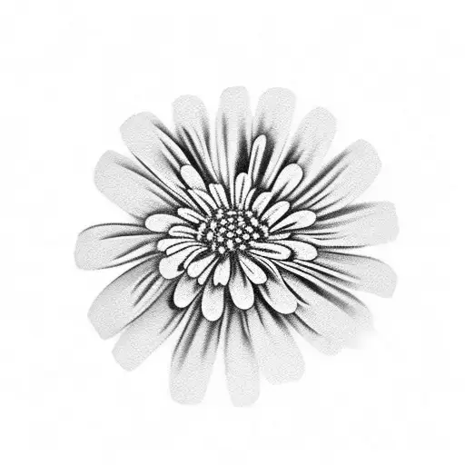 Daisy And Zinnia Flower