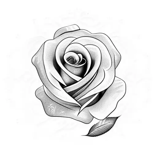 Small Tatto Of Rose