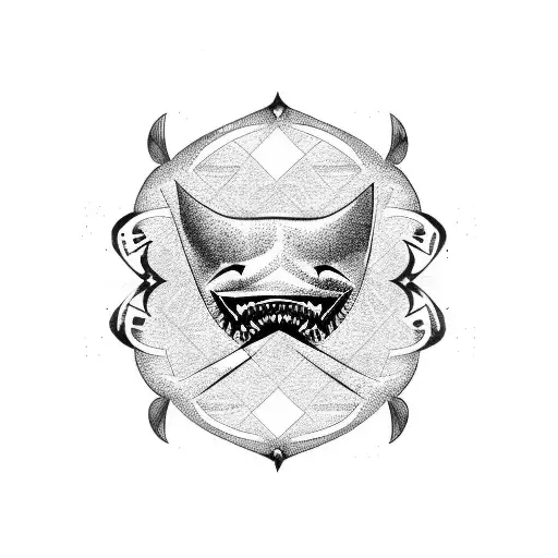 Hawaiian Shark Tribal Sleeve