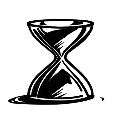 Hourglass With Sharp Lines