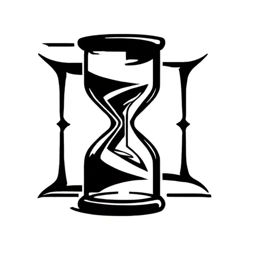 Hourglass With Sharp Lines