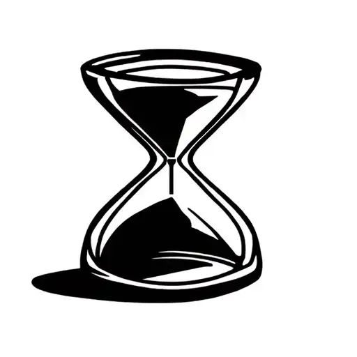 Hourglass With Sharp Lines