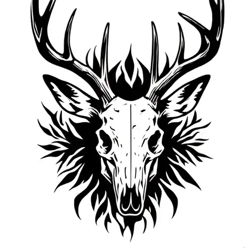 Whitetail Deer Skull