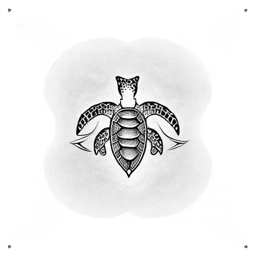 Mcclellan In Cursive With Turtle Forearm