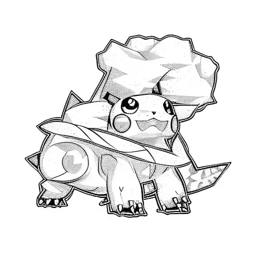 A Pokemon With A Tree On Its Head