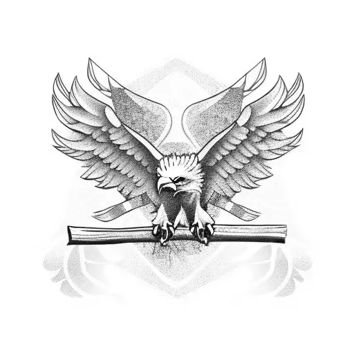 Eagle Tattoo For Men Back