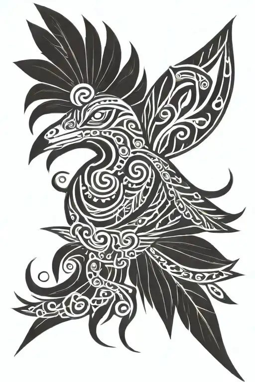 Papua New Guinea Raggiana Bird Of Paradise With Tail Feathers Curled And Clenching A Spear