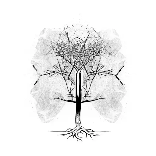 Tree Using S D And E Letters