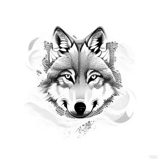 A Small Wolf On The Beach Under The Sun And Heading Towards The Waves