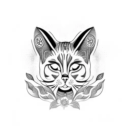 Writing Bad Kitty With Lotus Flower