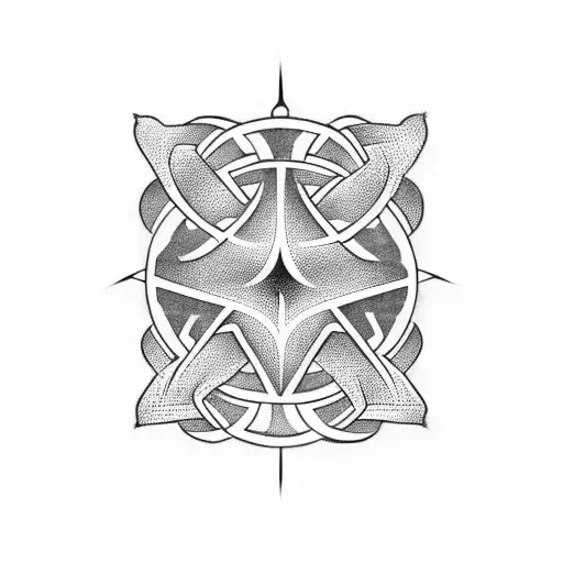 Glagolica Script With Solstice Symbols