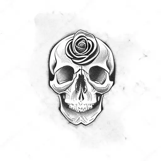 Skull And Roses