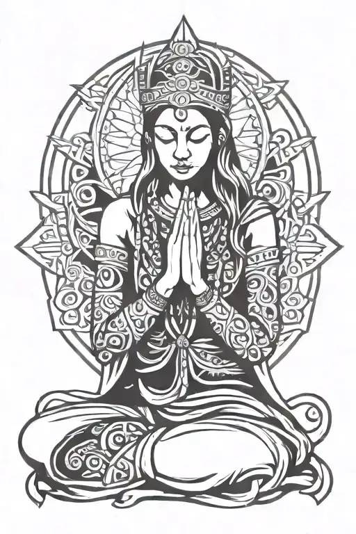 Religious Woman Praying