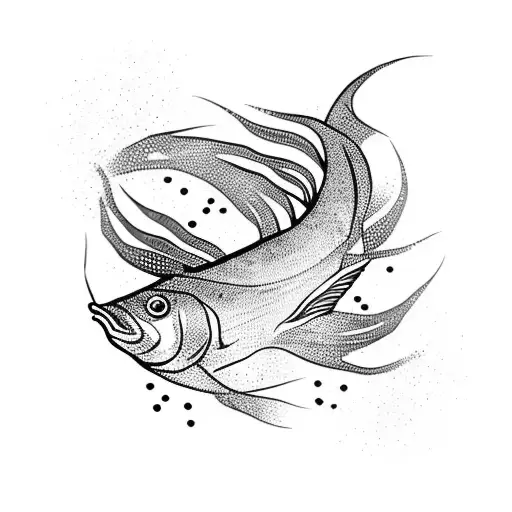 Henna With Fish And Fatima Hand