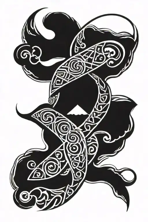 Old Norse Runes And Tribal Patterns