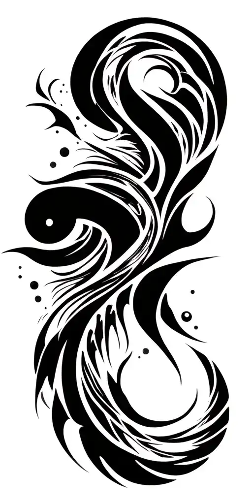 Ocean Scene Sleeve Inspired