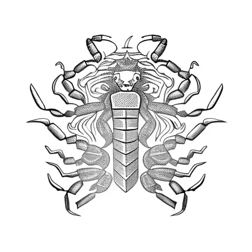 Scorpion Fighting A Lion