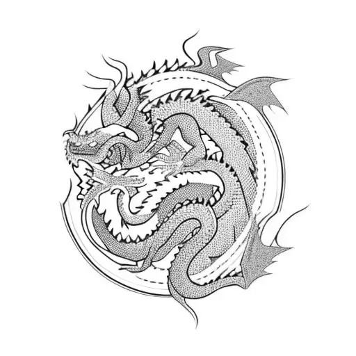 Dragon Eating Own Tale