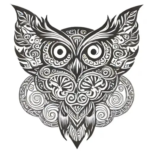 Owl And Sun Symbol Intertwined Infinity Symbols Incorporated