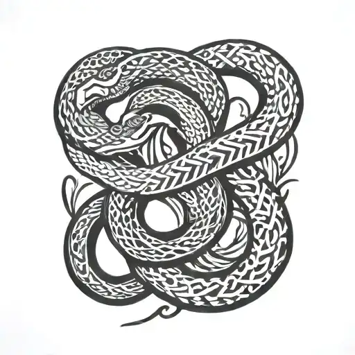 Tattoo Of A Snake