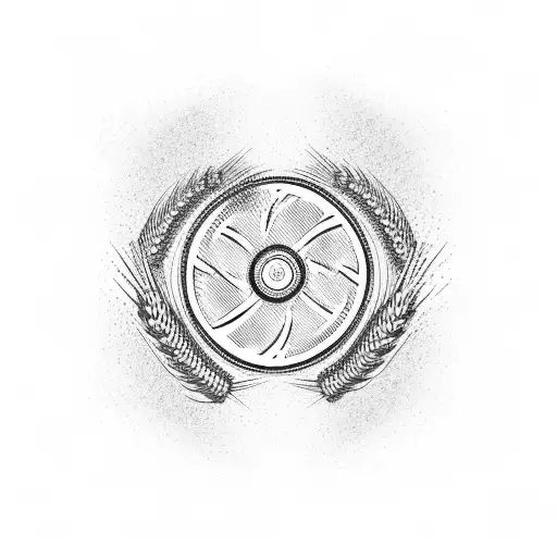 Wheat Field In Ukrainian And Nordic Style