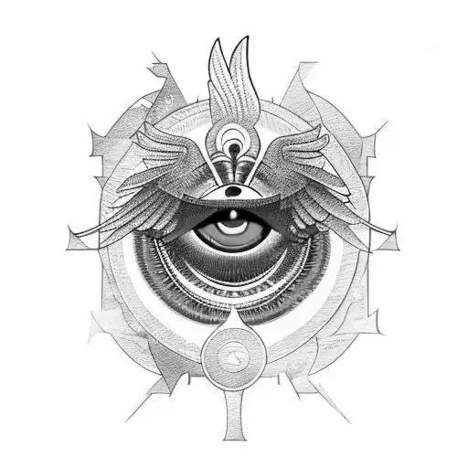 Phoenix With The Eye Of Horus