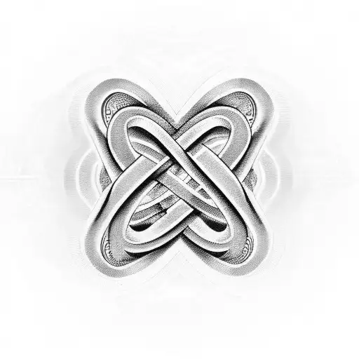 Infinity Symbol Worded In Chaos