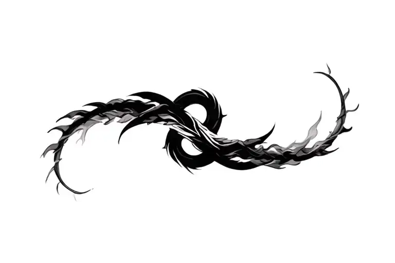 Ouroboros Swirling Into Smoke